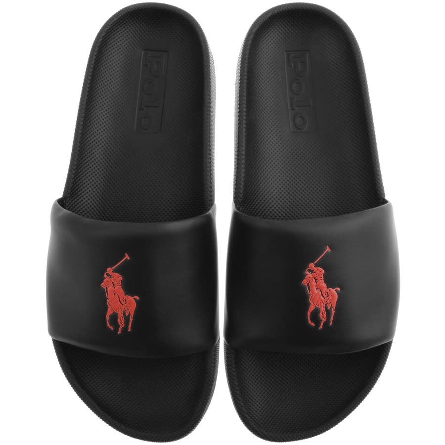 Alternative Image for ProductRalph Lauren Cayson Sliders Black1